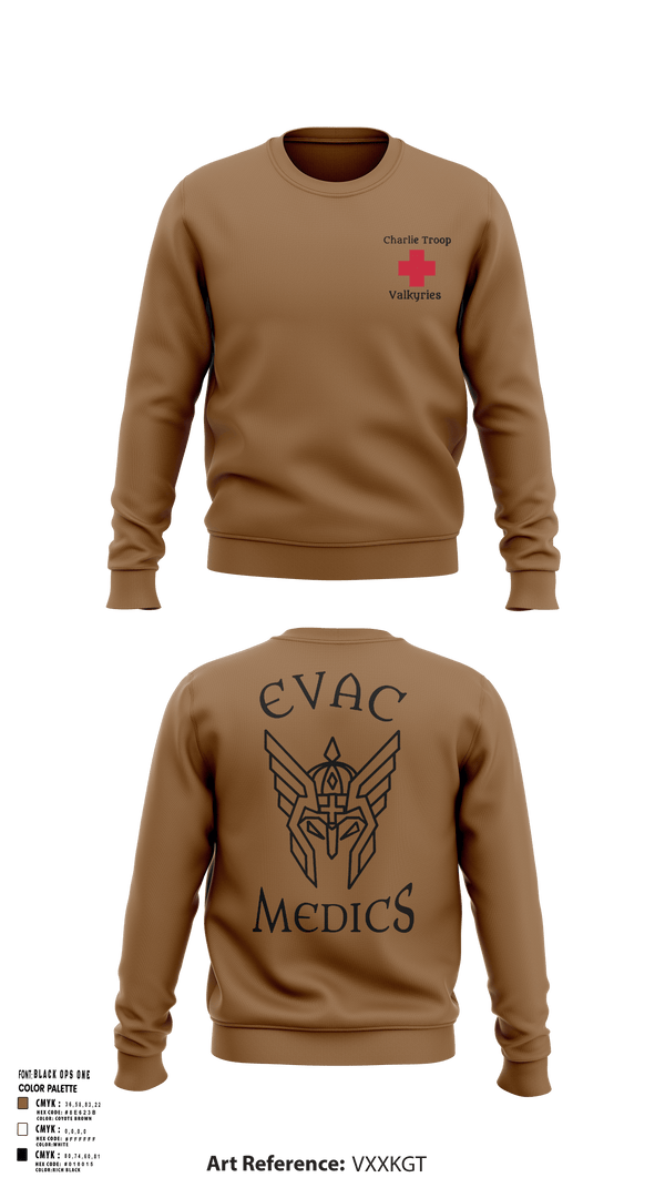 Crew Neck Sweatshirt, Evac PLT, RSS, 2CR, , Teamtime, Team time, sublimation, custom sports apparel, team uniforms, spirit wear, spiritwear, sports uniforms, custom shirts, team store, custom team store, fundraiser sports, apparel fundraiser