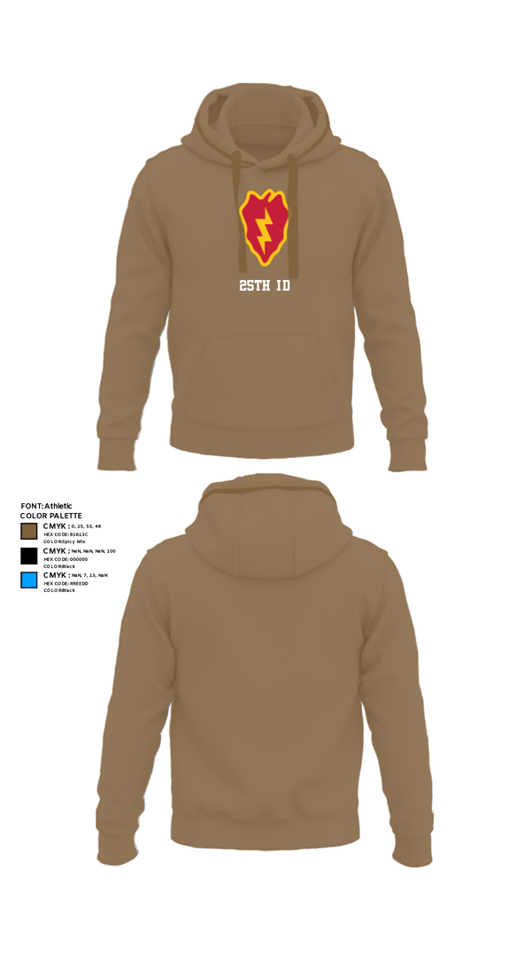 Hoodie, 25th ID, Army, Teamtime, Team time, sublimation, custom sports apparel, team uniforms, spirit wear, spiritwear, sports uniforms, custom shirts, team store, custom team store, fundraiser sports, apparel fundraiser