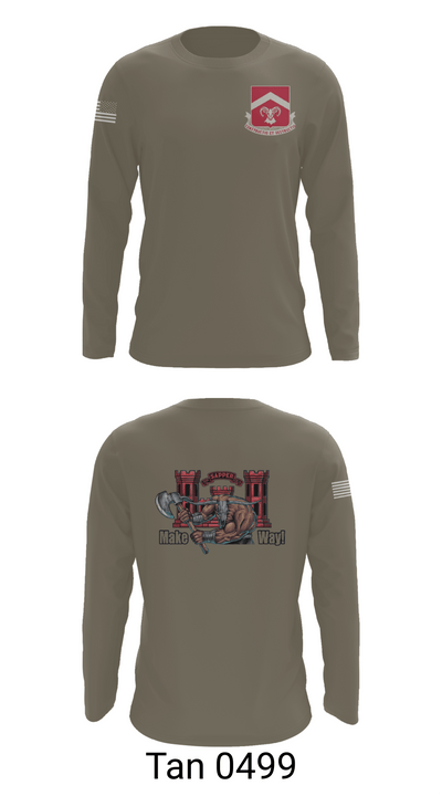 937th CEC-A, 40th BEB 9516475 Long Sleeve Performance Shirt - 66