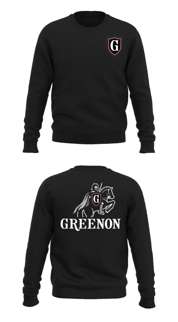 Crew Neck Sweatshirt, Greenon Knights, Women's Volleyball, Teamtime, Team time, sublimation, custom sports apparel, team uniforms, spirit wear, spiritwear, sports uniforms, custom shirts, team store, custom team store, fundraiser sports, apparel fundraiser