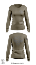 TacTeam 28181044 Women's Long Sleeve V-neck Shirt - 127