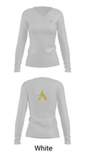 aahotellounge 91241179 Women's Long Sleeve V-neck Shirt - 16