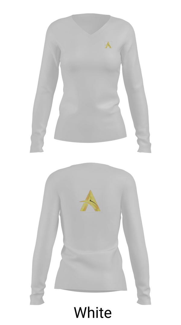 Womens Long Sleeve Vneck Shirt, aahotellounge, , Teamtime, Team time, sublimation, custom sports apparel, team uniforms, spirit wear, spiritwear, sports uniforms, custom shirts, team store, custom team store, fundraiser sports, apparel fundraiser