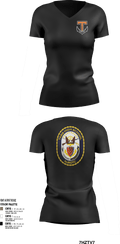Tabb NJROTC 42524039 Women's Short Sleeve V-neck Shirt - 19