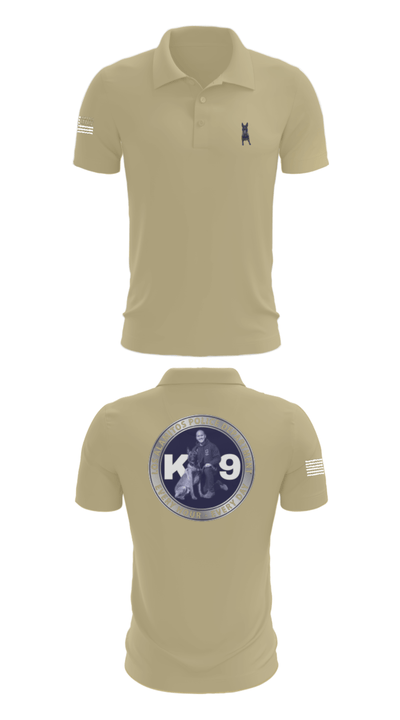 Los Alamitos Police K9 92789810 Short Sleeve Performance Polo - 83