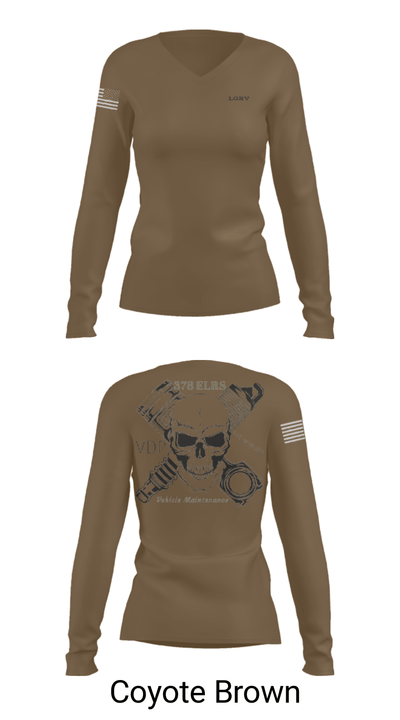 LGRV 76165640 Women's Long Sleeve V-neck Shirt - 17