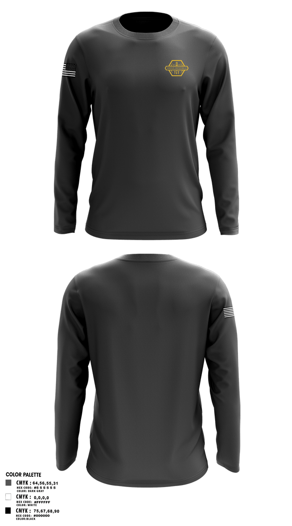 Long Sleeve Performance Shirt, Isenbarger Construction LLC, , Teamtime, Team time, sublimation, custom sports apparel, team uniforms, spirit wear, spiritwear, sports uniforms, custom shirts, team store, custom team store, fundraiser sports, apparel fundraiser