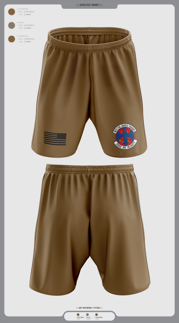 Athletic Shorts With Pockets, 786th CES, Air Force, Teamtime, Team time, sublimation, custom sports apparel, team uniforms, spirit wear, spiritwear, sports uniforms, custom shirts, team store, custom team store, fundraiser sports, apparel fundraiser