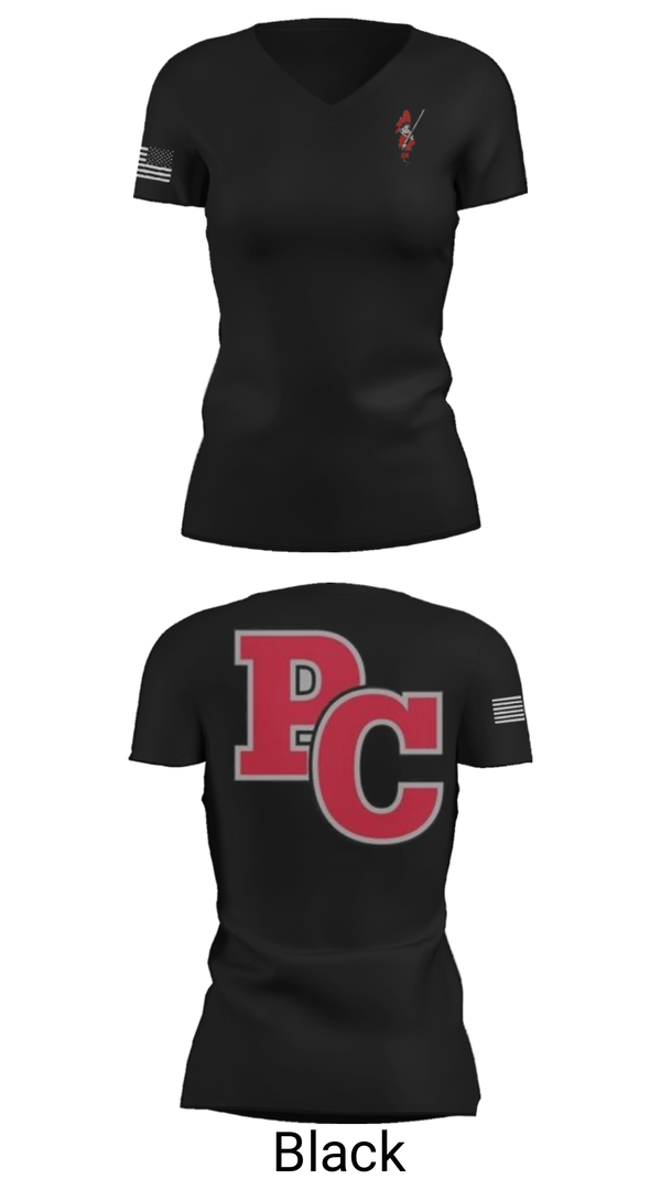 Women's Short Sleeve Vneck Shirt, Perkins County Junior High School Football, Football, Teamtime, Team time, sublimation, custom sports apparel, team uniforms, spirit wear, spiritwear, sports uniforms, custom shirts, team store, custom team store, fundraiser sports, apparel fundraiser