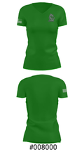 Jackson Reed High School Track 17650703 Women's Short Sleeve V-neck Shirt - 21
