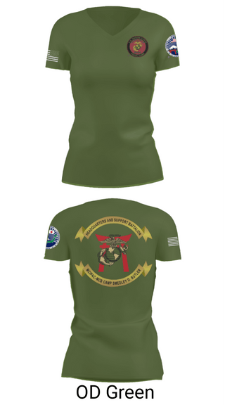 Women's Short Sleeve Vneck Shirt, MCIPAC, Marines, Teamtime, Team time, sublimation, custom sports apparel, team uniforms, spirit wear, spiritwear, sports uniforms, custom shirts, team store, custom team store, fundraiser sports, apparel fundraiser