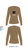 Guilherme 72458946 Women's Long Sleeve V-neck Shirt - 2