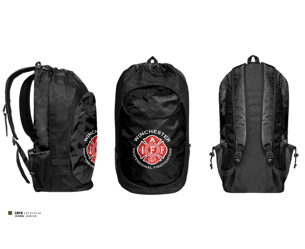 Gear Bag, Winchester Fire Department, Fire Department, Teamtime, Team time, sublimation, custom sports apparel, team uniforms, spirit wear, spiritwear, sports uniforms, custom shirts, team store, custom team store, fundraiser sports, apparel fundraiser