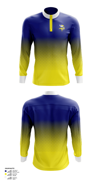 Lantana Middle School Basketball 35836372 Quarter Zip Jacket - 40