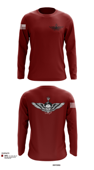 Long Sleeve Performance Shirt, USS AMERICA, Navy, Teamtime, Team time, sublimation, custom sports apparel, team uniforms, spirit wear, spiritwear, sports uniforms, custom shirts, team store, custom team store, fundraiser sports, apparel fundraiser