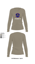 Detachment 035 78200386 Women's Long Sleeve V-neck Shirt - 62