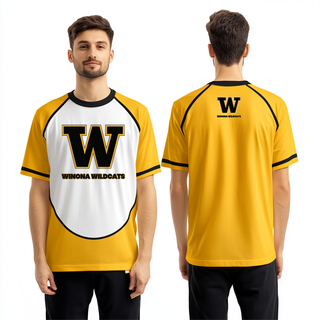 Short Sleeve Shooting Shirt, Winona Wildcats, Men's Basketball, Teamtime, Team time, sublimation, custom sports apparel, team uniforms, spirit wear, spiritwear, sports uniforms, custom shirts, team store, custom team store, fundraiser sports, apparel fundraiser