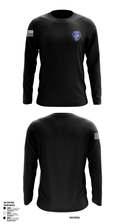 Medford Fire Department Juniors 92947707 Long Sleeve Performance Shirt - 1