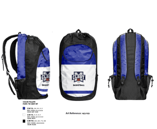 Gear Bag, CLBBY Basketball, Men's Basketball, Teamtime, Team time, sublimation, custom sports apparel, team uniforms, spirit wear, spiritwear, sports uniforms, custom shirts, team store, custom team store, fundraiser sports, apparel fundraiser