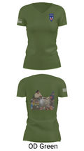 11th ABN DIV WO 32210325 Women's Short Sleeve V-neck Shirt - 47