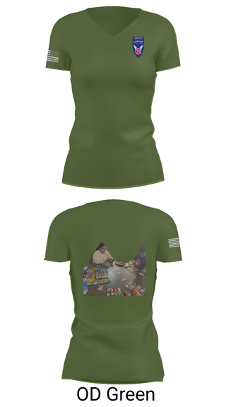 Womens Short Sleeve Vneck Shirt, 11th ABN DIV WO, , Teamtime, Team time, sublimation, custom sports apparel, team uniforms, spirit wear, spiritwear, sports uniforms, custom shirts, team store, custom team store, fundraiser sports, apparel fundraiser