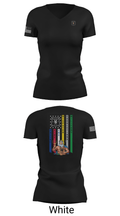 Sheepdog Cigar Club HR 94649932 Women's Short Sleeve V-neck Shirt - 19