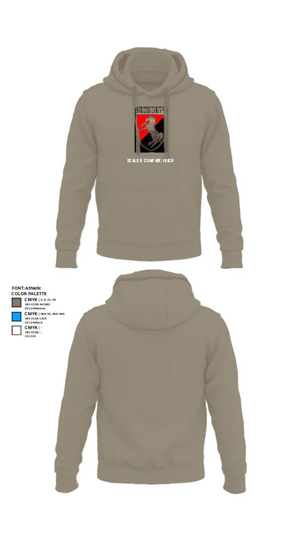 Hoodie, Dealer Company, 1/11 ACR, Army, Teamtime, Team time, sublimation, custom sports apparel, team uniforms, spirit wear, spiritwear, sports uniforms, custom shirts, team store, custom team store, fundraiser sports, apparel fundraiser