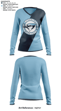 Geronimo High School Cheer 21079944 Women's Long Sleeve V-neck Shirt - 41