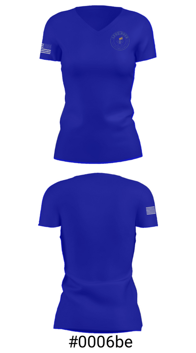 Leuzinger High School Baseball 60746769 Women's Short Sleeve V-neck Shirt - 21