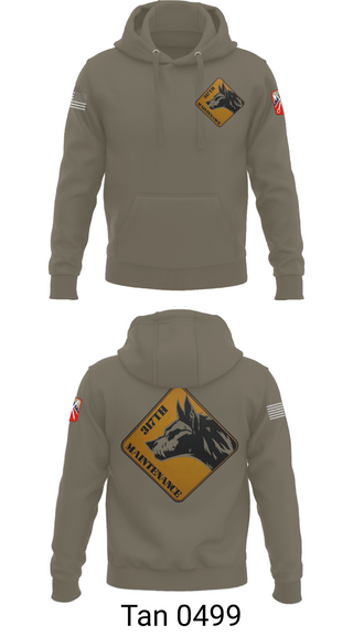 Hoodie, 317th support maintenance company, Army, Teamtime, Team time, sublimation, custom sports apparel, team uniforms, spirit wear, spiritwear, sports uniforms, custom shirts, team store, custom team store, fundraiser sports, apparel fundraiser