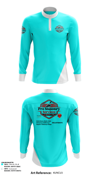 Quarter Zip Jacket, Pro Masonry Services LLC, , Teamtime, Team time, sublimation, custom sports apparel, team uniforms, spirit wear, spiritwear, sports uniforms, custom shirts, team store, custom team store, fundraiser sports, apparel fundraiser