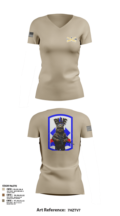 undefined Women's Short Sleeve V-neck Shirt - 1