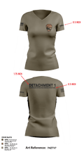 Detachment 1 27221981 Women's Short Sleeve V-neck Shirt - 27