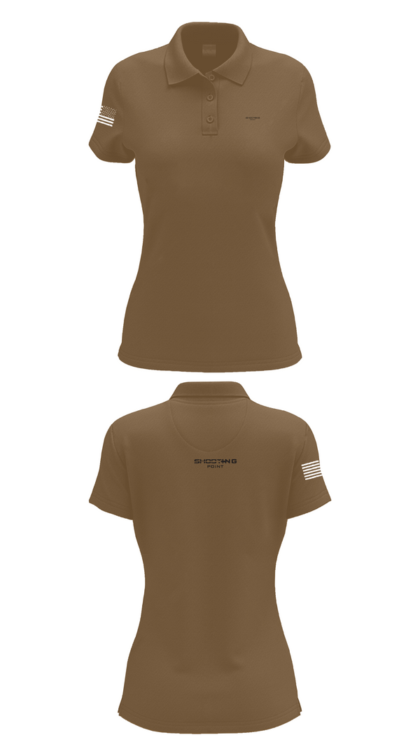 Womens Short Sleeve Performance Polo, Shootingpoint, Army, Teamtime, Team time, sublimation, custom sports apparel, team uniforms, spirit wear, spiritwear, sports uniforms, custom shirts, team store, custom team store, fundraiser sports, apparel fundraiser