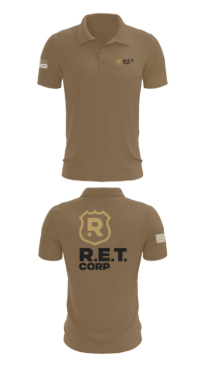 RET CORP 33326250 Short Sleeve Performance Polo - 7