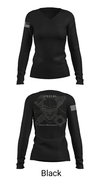 Women's Long Sleeve Vneck Shirt, LGRV, Air Force, Teamtime, Team time, sublimation, custom sports apparel, team uniforms, spirit wear, spiritwear, sports uniforms, custom shirts, team store, custom team store, fundraiser sports, apparel fundraiser