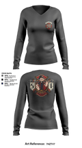 Station 51 74948008 Women's Long Sleeve V-neck Shirt - 4