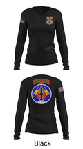 4/9 Field Artillery 56 Command (Pershing) 34975025 Women's Long Sleeve V-neck Shirt - 36