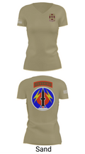 4/9 Field Artillery 56 Command (Pershing) 34975025 Women's Short Sleeve V-neck Shirt - 88
