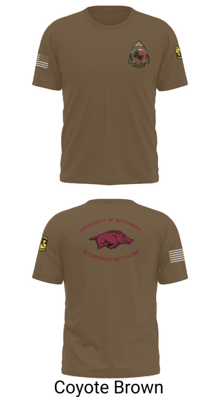 Short Sleeve Performance Shirt, University of Arkansas Army ROTC - Razorback Battalion, Army, Teamtime, Team time, sublimation, custom sports apparel, team uniforms, spirit wear, spiritwear, sports uniforms, custom shirts, team store, custom team store, fundraiser sports, apparel fundraiser