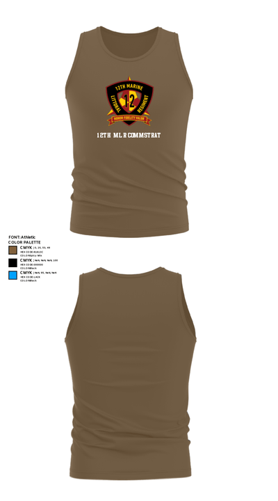 12th MLR COMMSTRAT 81672538 Tank Top - 19