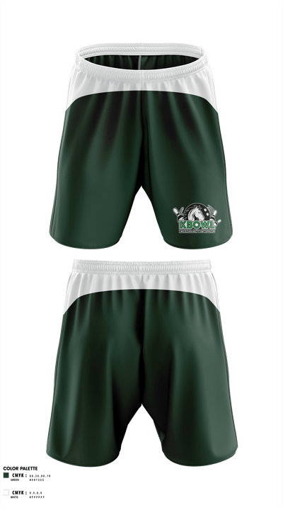 Kinnelon High School Bowling 36243159 Athletic Shorts With Pockets - 61
