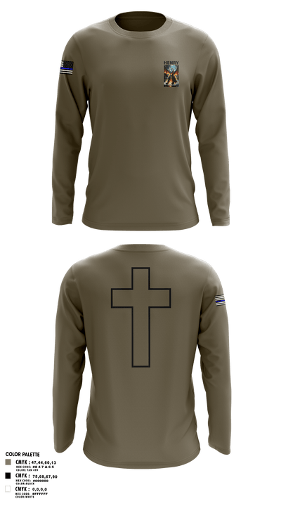 Henry 81806583 Long Sleeve Performance Shirt - 1