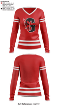 Glenwood Springs High School 12886681 Women's Long Sleeve V-neck Shirt - 41