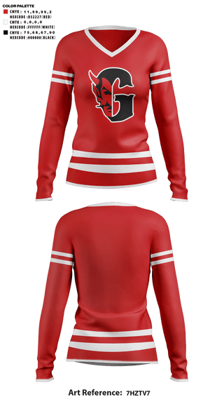 Womens Long Sleeve Vneck Shirt, Glenwood Springs High School Cheer, Cheer, Teamtime, Team time, sublimation, custom sports apparel, team uniforms, spirit wear, spiritwear, sports uniforms, custom shirts, team store, custom team store, fundraiser sports, apparel fundraiser