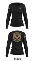 HSC-85 15010069 Women's Long Sleeve V-neck Shirt - 35
