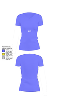 USS PENNSYLVANIA 38296466 Women's Short Sleeve V-neck Shirt - 23
