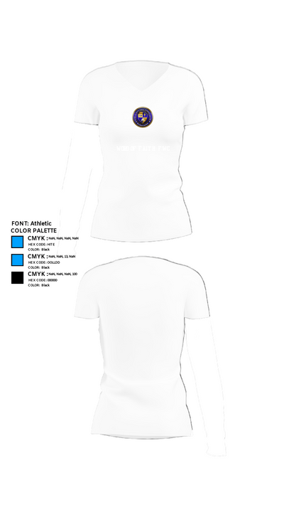 Word of Faith FWCWord of Faith FWC 87565730 Women's Short Sleeve V-neck Shirt - 18