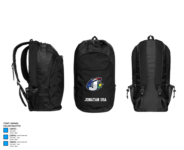 Gear Bag, Jonatan Usa, , Teamtime, Team time, sublimation, custom sports apparel, team uniforms, spirit wear, spiritwear, sports uniforms, custom shirts, team store, custom team store, fundraiser sports, apparel fundraiser