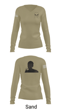 B Co, 303d IEW BN 70126830 Women's Long Sleeve V-neck Shirt - 97